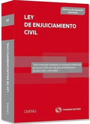 LEY DE ENJUICIAMIENTO CIVIL CIVITAS 2012