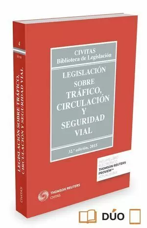 LEGISLACIÓN SOBRE TRÁFICO, CIRCULACIÓN  Y SEGURIDAD VIAL (PAPEL + E-BOOK)