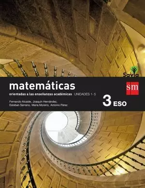 3º ESO MATEMÁTICAS B TRIMESTRES (ORIENTADAS A LAS ENSEÑANZAS ACADÉMICAS) SAVIA-15