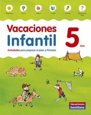 VACACIONES INFANTIL 5 AÑOS SANTILLANA 2015