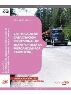 CERTIFICADO DE CAPACITACIÓN PROFESIONAL DE TRANSPORTISTA DE MERCANCIAS POR CARRE