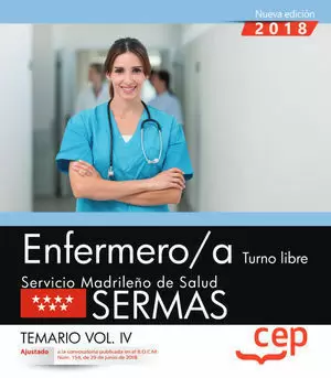 ENFERMERO SERMAS TURNO LIBRE TEMARIO IV 2018 CEP