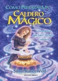 Caldero mágico místico y libros de hechizos · Creative Fabrica