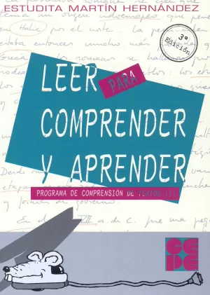 LEER PARA COMPRENDER Y APRENDER PROGRAMA DE COMPRENSION DE TEXTOS