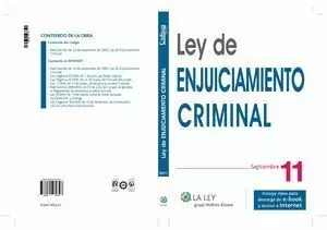 CODIGO LEY DE ENJUICIAMIENTO CRIMINAL 2011 LA LEY