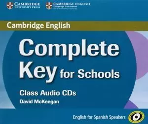 COMPLETE KEY FOR SCHOOLS FOR SPANISH SPEAKERS CLASS AUDIO CDS (3)