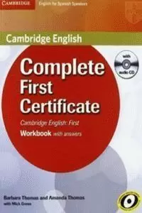COMPLETE FIRST CERTIFICATE WORKBOOK WITH ANSWERS +CD CAMBRIDGE