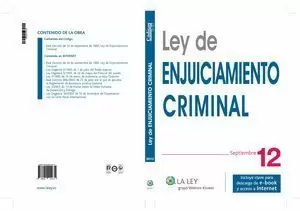 LEY DE ENJUICIAMIENTO CRIMINAL LA LEY 2012