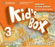 KID'S BOX LEVEL 3 CLASS AUDIO CDS (4) UPDATED ENGLISH FOR SPANISH SPEAKERS