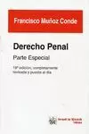 DERECHO PENAL PARTE ESPECIAL 19ª ED COMPLETAMENTE REVISADA Y PUESTA AL DIA