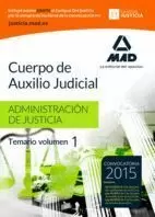 CUERPO AUXILIO JUDICIAL ADMON JUSTICIA TEMARIO I MAD 2015