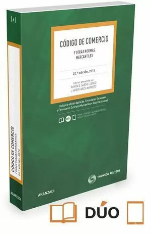 CODIGO DE COMERCIO Y OTRAS NORMAS MERCANTILES 23ºED 2016