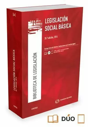 LEGISLACIÓN SOCIAL BÁSICA (PAPEL+E-BOOK) 35ª ED. 2016
