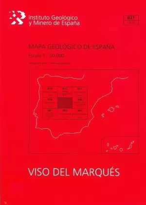 VISO DE MARQUES 937 MAPA GEOLOGICO DE ESPAÑA ESCALA 1:50.000