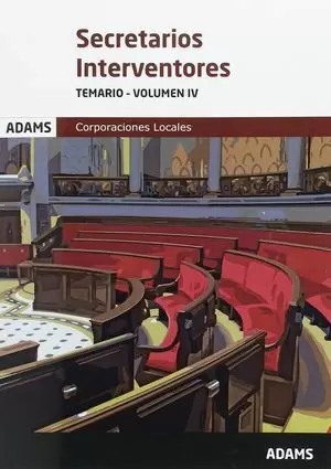 SECRETARIOS INTERVENTORES TEMARIO IV. 2017 ADAMS