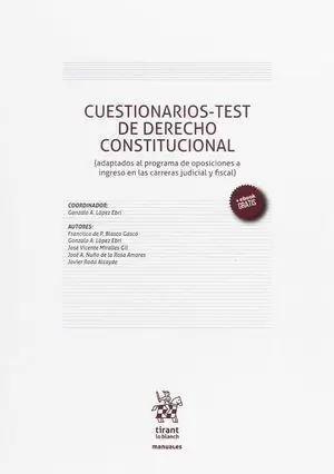 CUESTIONARIOS - TEST DE DERECHO CONSTITUCIONAL 2017