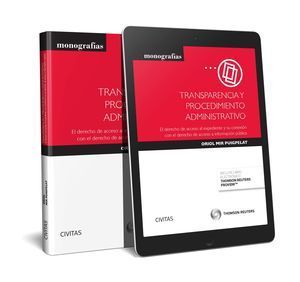 TRANSPARENCIA Y PROCEDIMIENTO ADMINISTRATIVO (PAPEL + E-BOOK)