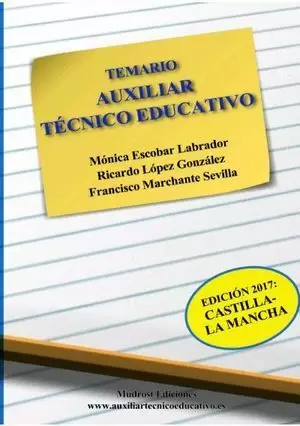 TEMARIO JCCM AUXILIAR TÉCNICO EDUCATIVO 2017 MUDROST