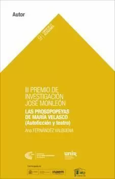 III PREMIO DE INVESTIGACIÓN DE LA ACADEMIA. LAS PROSOPOPEYAS DE MARÍA VELASCO (A