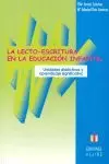 LECTO-ESCRITURA EN LA EDUCACIÓN INFANTIL, LA