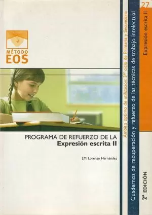PROGRAMA DE REFUERZO DE EXPRESION ESCRITA II