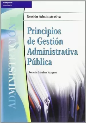 PRINCIPIOS DE ADMINISTRACION PUBLICA
