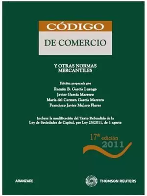 CODIGO DE COMERCIO Y OTRAS NORMAS MERCANTILES. 17ª